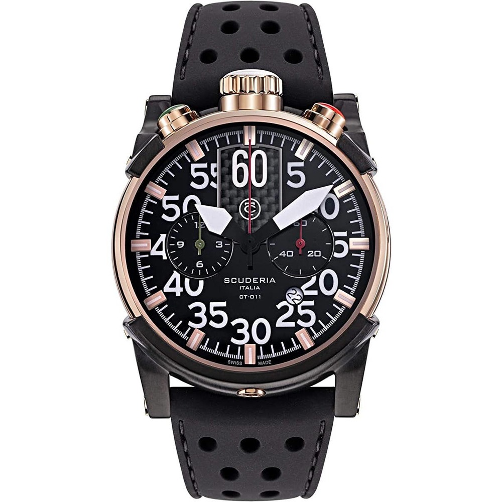 CT Scuderia Watch SATURNO CHRONOGRAPH SWISS QUARTZ CWEG00319 Ion Plated